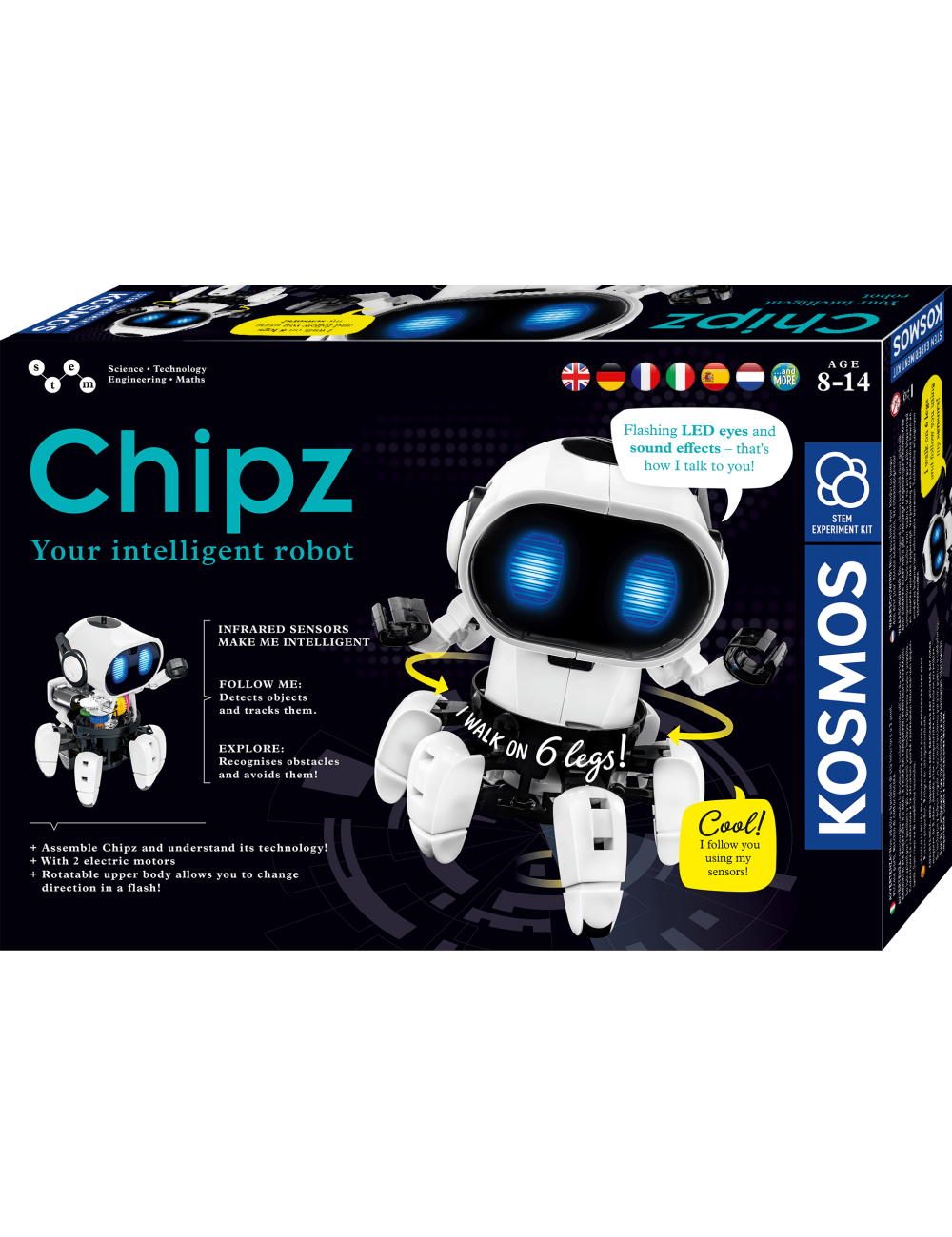 KOSMOS  Robot CHIPZ - Robto para Niños de 8 a 14 años