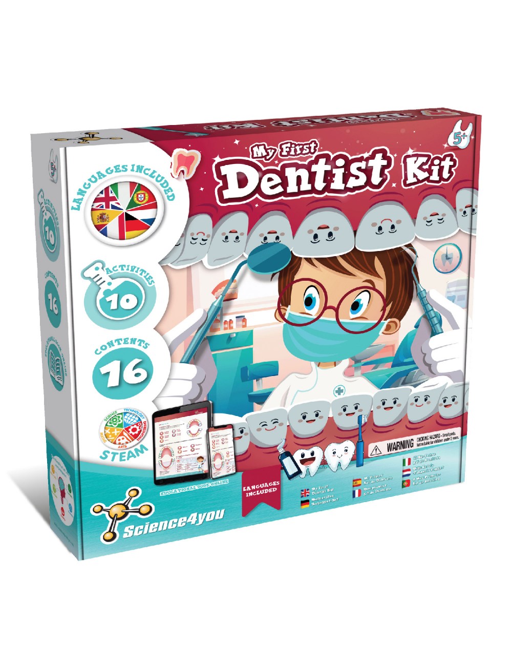 Mi 1er Kit de Dentista, Juguete Educativo para Niños +5 años