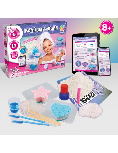 Bombas de baño  Juguete científico y educativo para Niños +8 Años