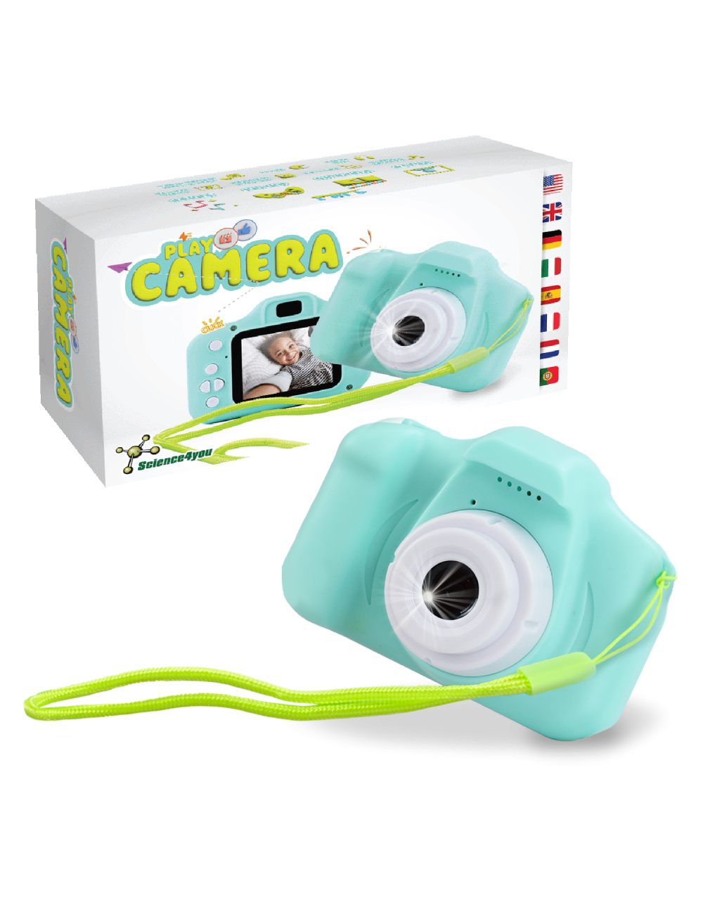 Mini Cámara Digital Infantil HD, Juguete para Niños