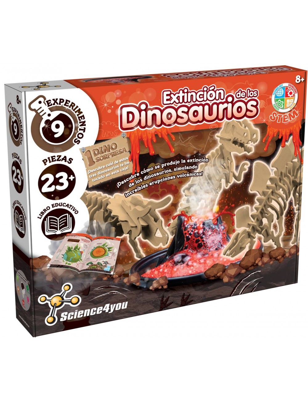 Extinción de los Dinosaurios - Juguete Dinosaurios para Niños con 8+ años |  Science4you