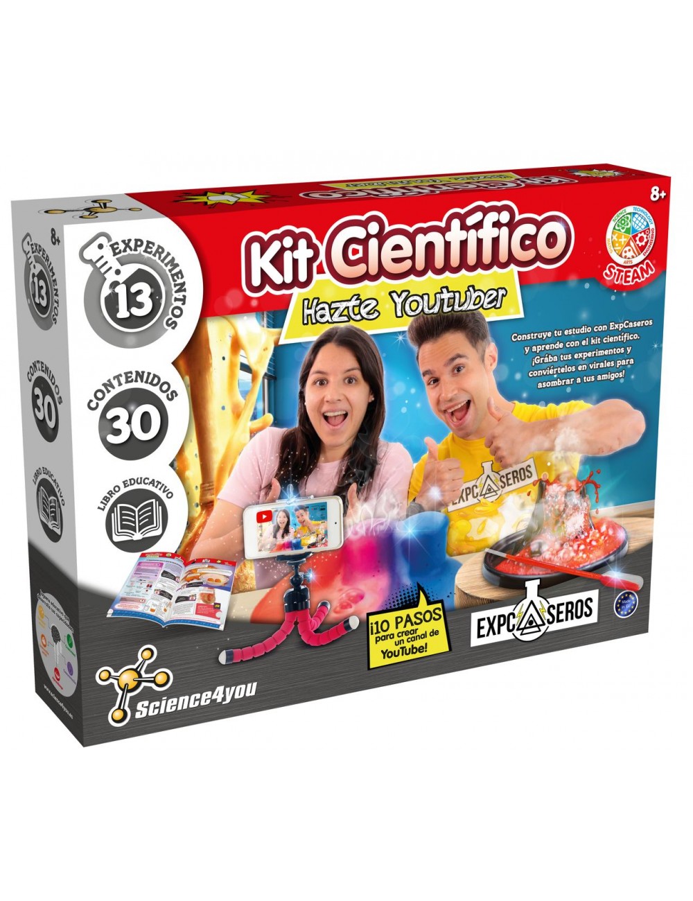 Kit Científico Expcaseros - Hazte Youtuber Kit Científico Expcaseros - Hazte Youtuber