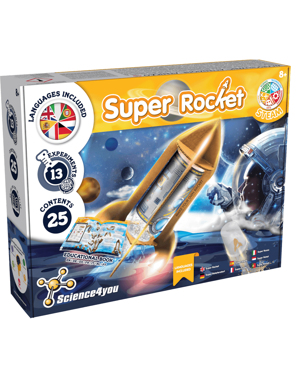 diagonal tambor terraza Super Rocket - Lanzar un cohete | Juguete educativo y científico para niños  mayores de 8 años | Science4you