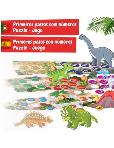 Dinosaurios - Primeros Pasos Números | Juguete Niños +3 Años | Science4you