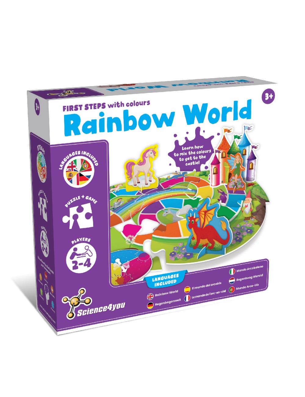 Puzzle El Mundo del Arco Iris - Primeros Pasos