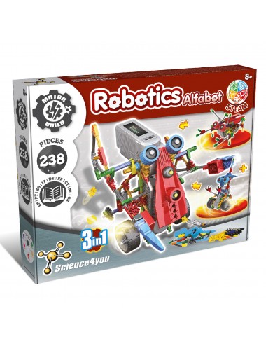 Pedir prestado veterano Monumental Robotics | Alfabot 3 en 1 | Juguete científico y de construcción | Science4you Pedir prestado veterano Monumental Robotics | Alfabot 3 en 1 | Juguete científico y de construcción | Science4you
