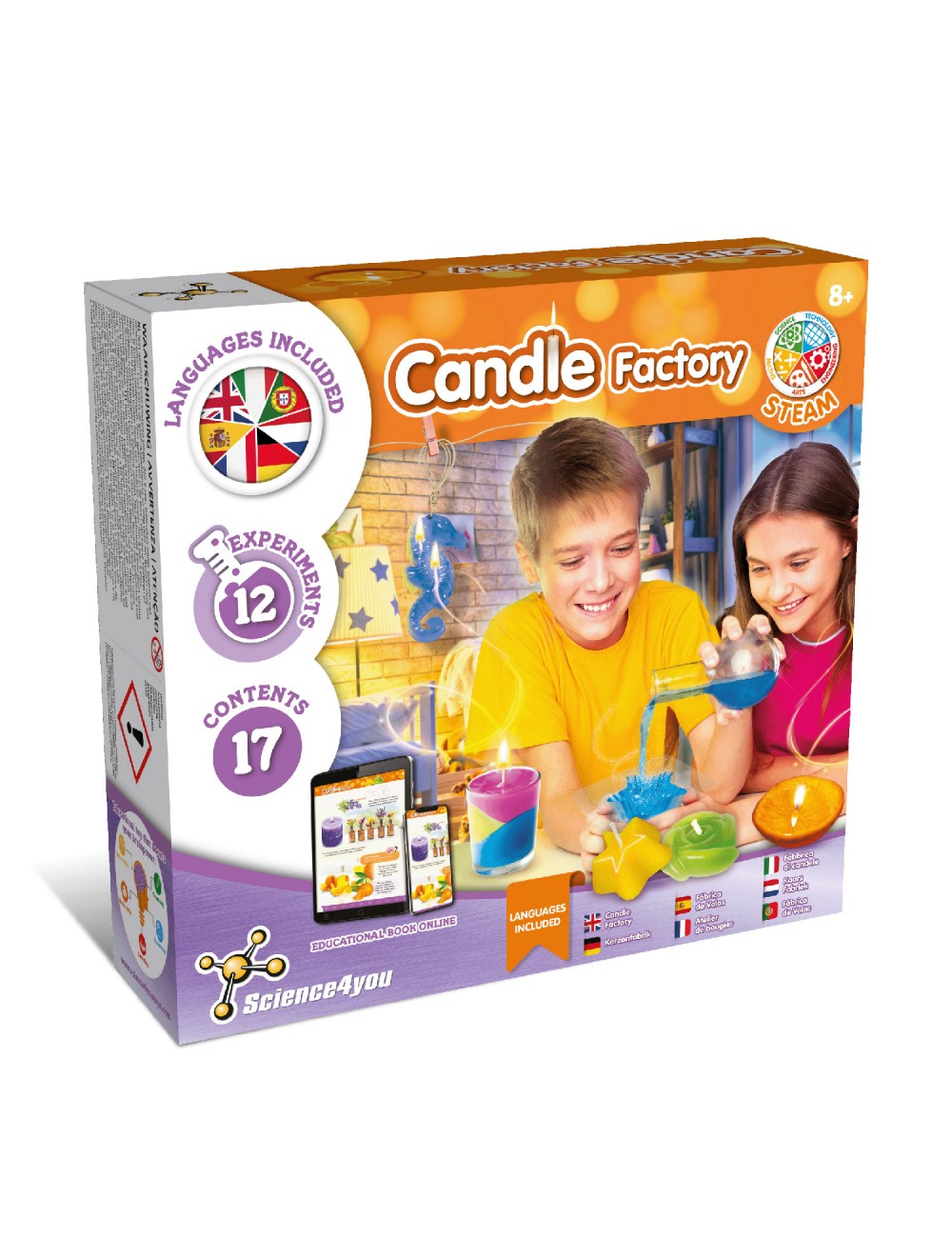 Taller de velas  Juguetes educativos para niños mayores de 8 años
