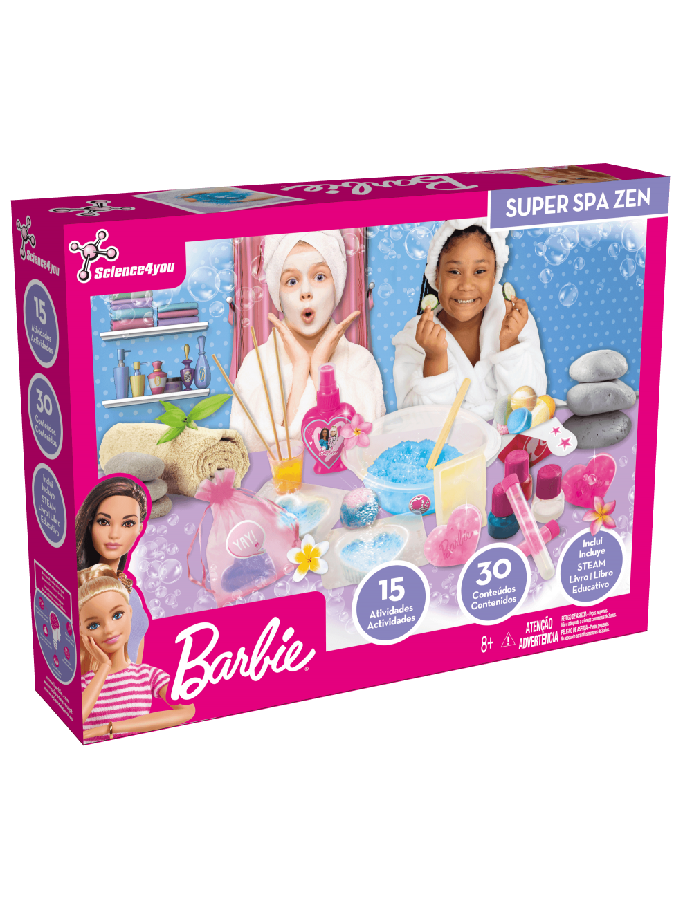 Regenerador Gracias Aflojar Super Zen Spa - Barbie | Juguetes para Niñas +8 Años | Science4you